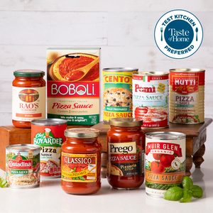Pizza Sauce In Packaging In Square Crop