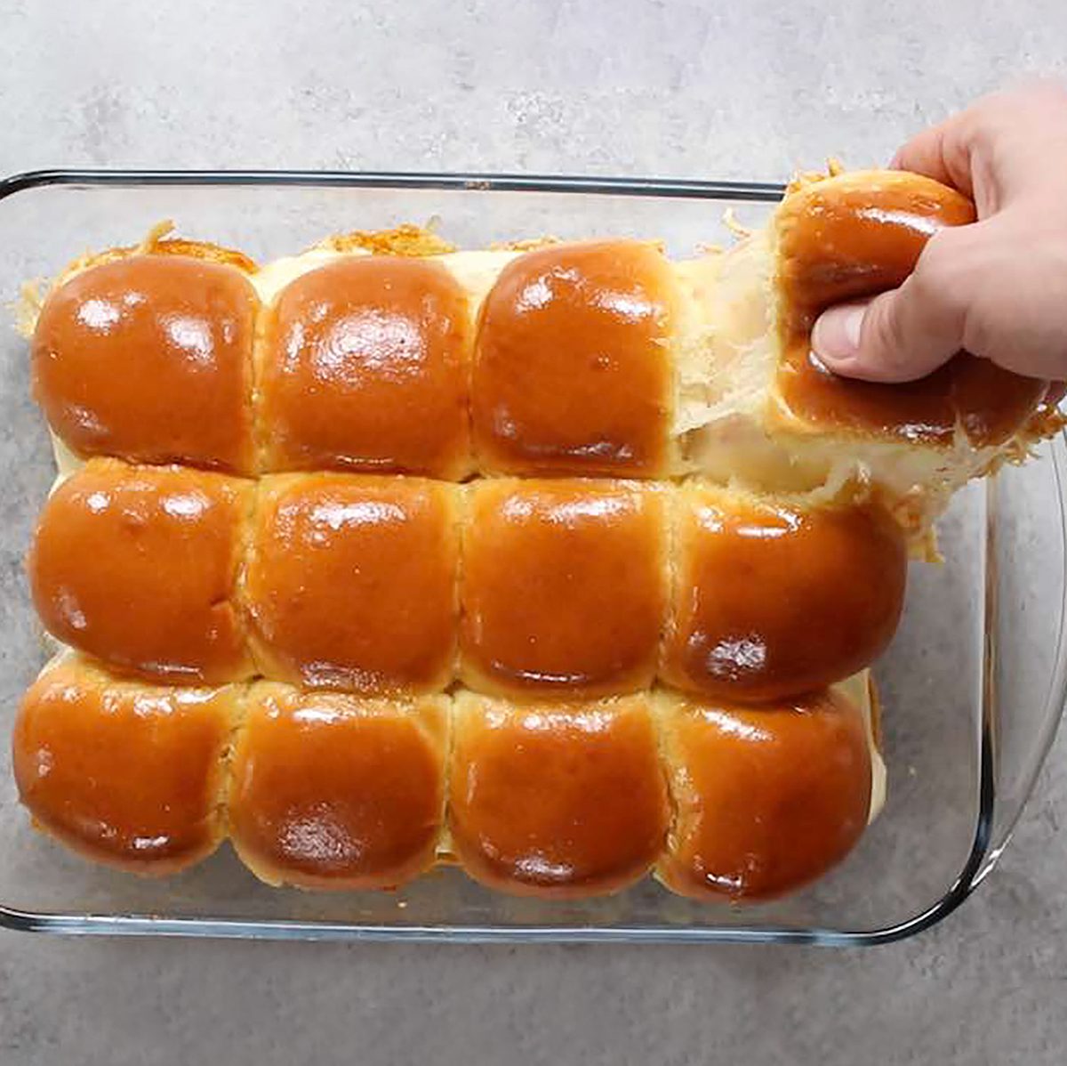 Pull Apart Chicken Sliders