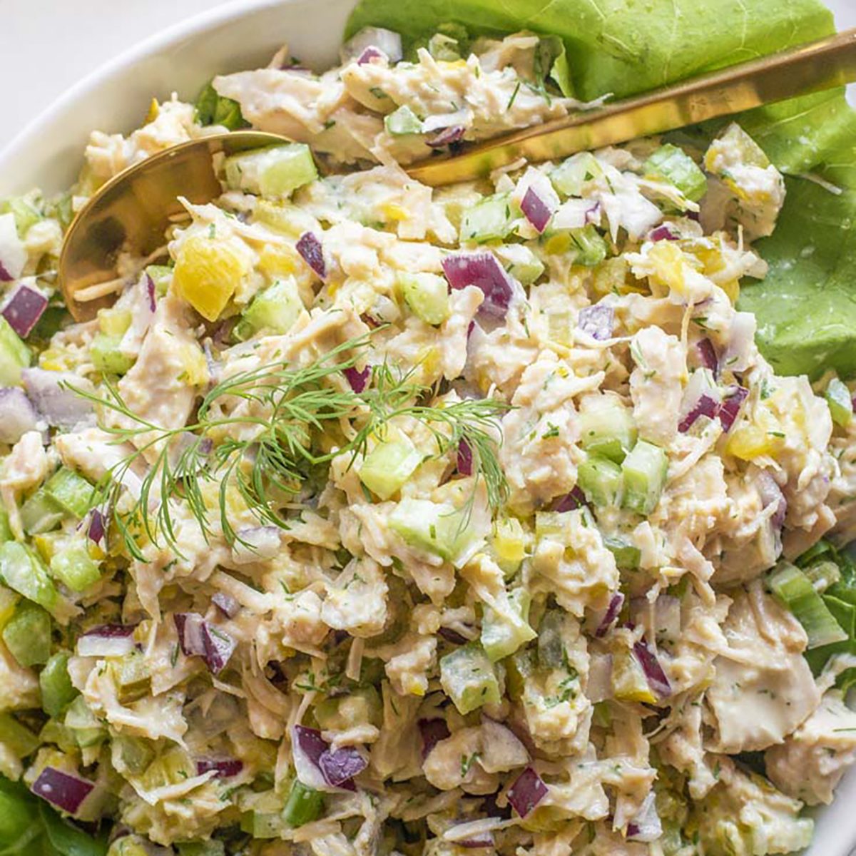 Dill Pickle Canned Chicken Salad (Low Carb!)