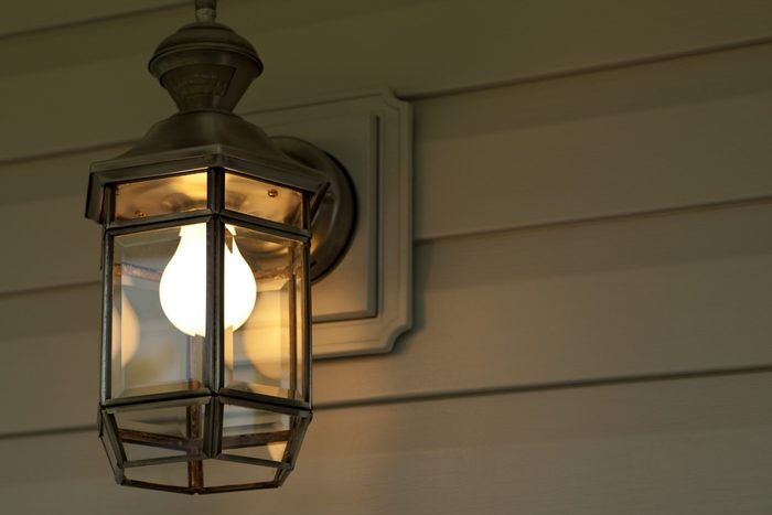 Porch Light At Night