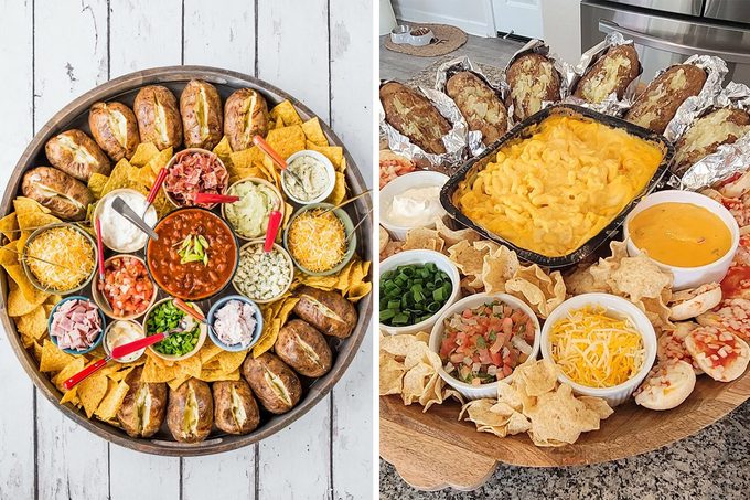 How to Make a Super Cozy Baked Potato Dinner Board