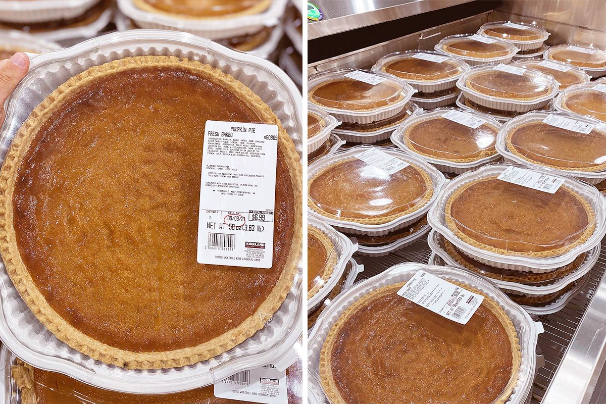 Costco Pumpkin Pie