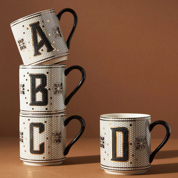 Tiled Monogram Mug Ecomm Via Anthropologie.com