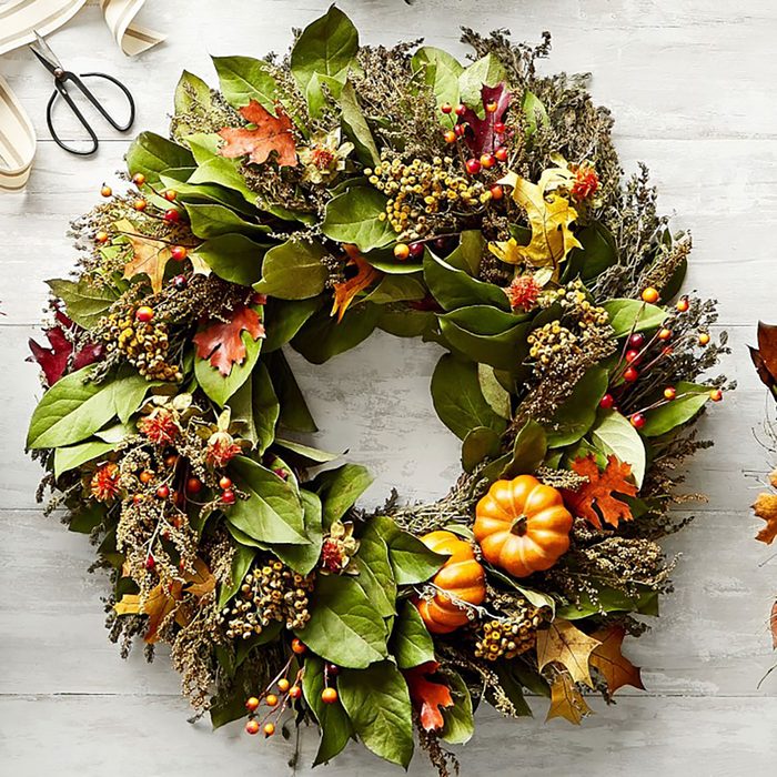Fall Pumpkin Wreath
