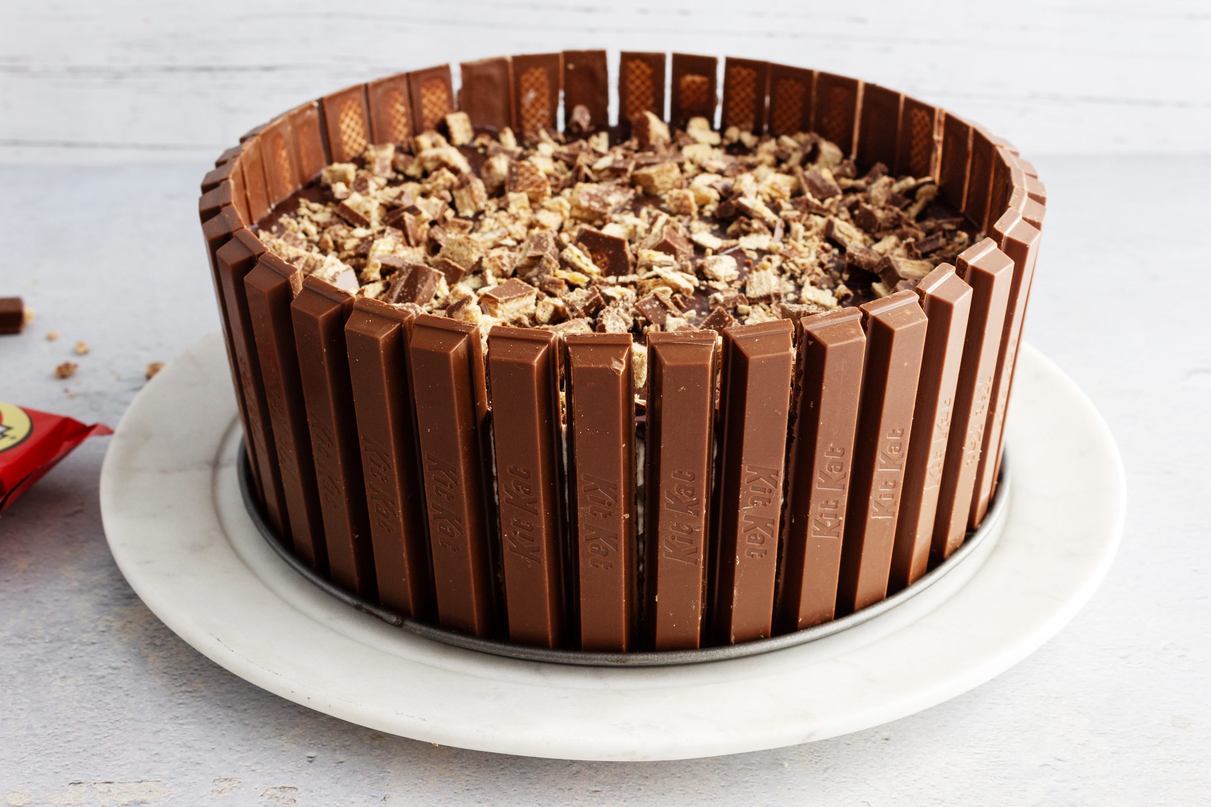 Kit kat Cheesecake finished