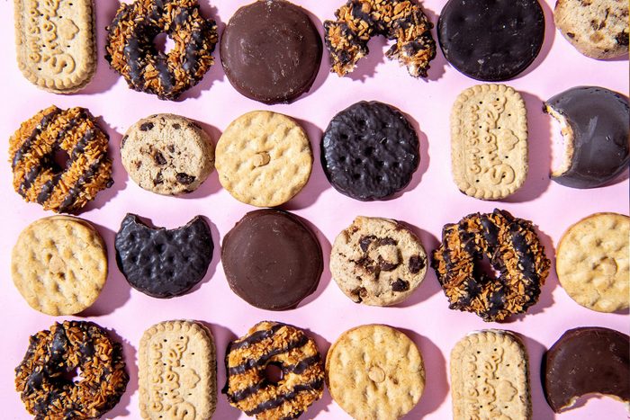 Girl Scout Cookies Assortment Gettyimages 467578621