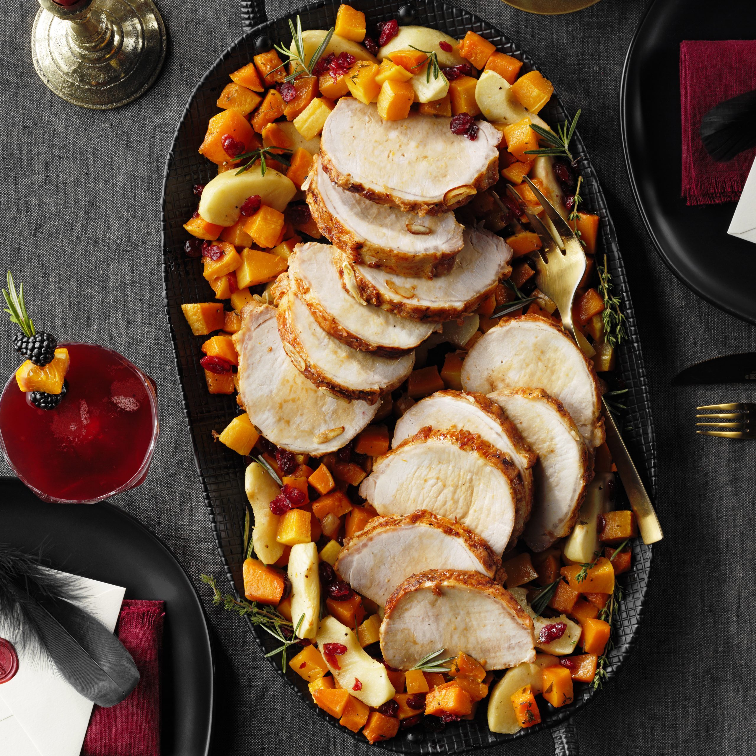 Taste Of Home's Harvest Pork Roast Recipe; Entree