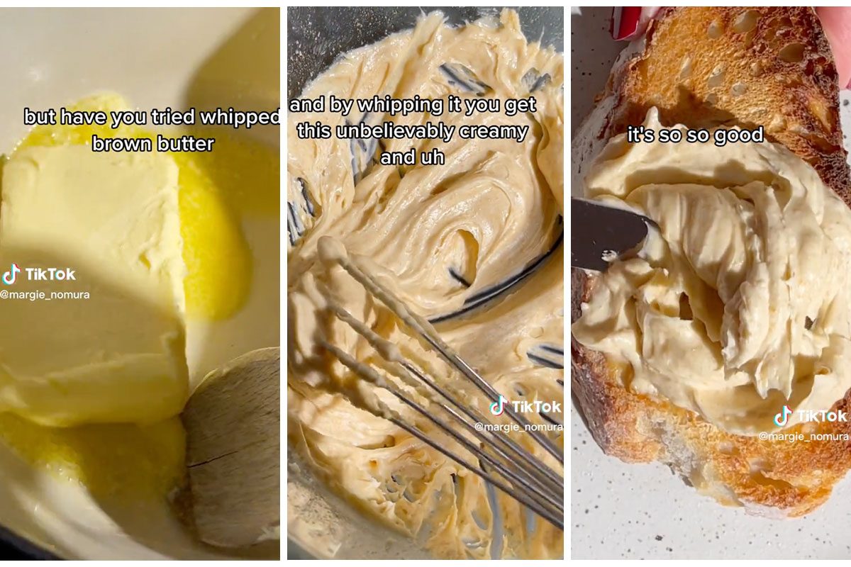 Whipped Brown Butter Via @MArgie_Nomura Tiktok