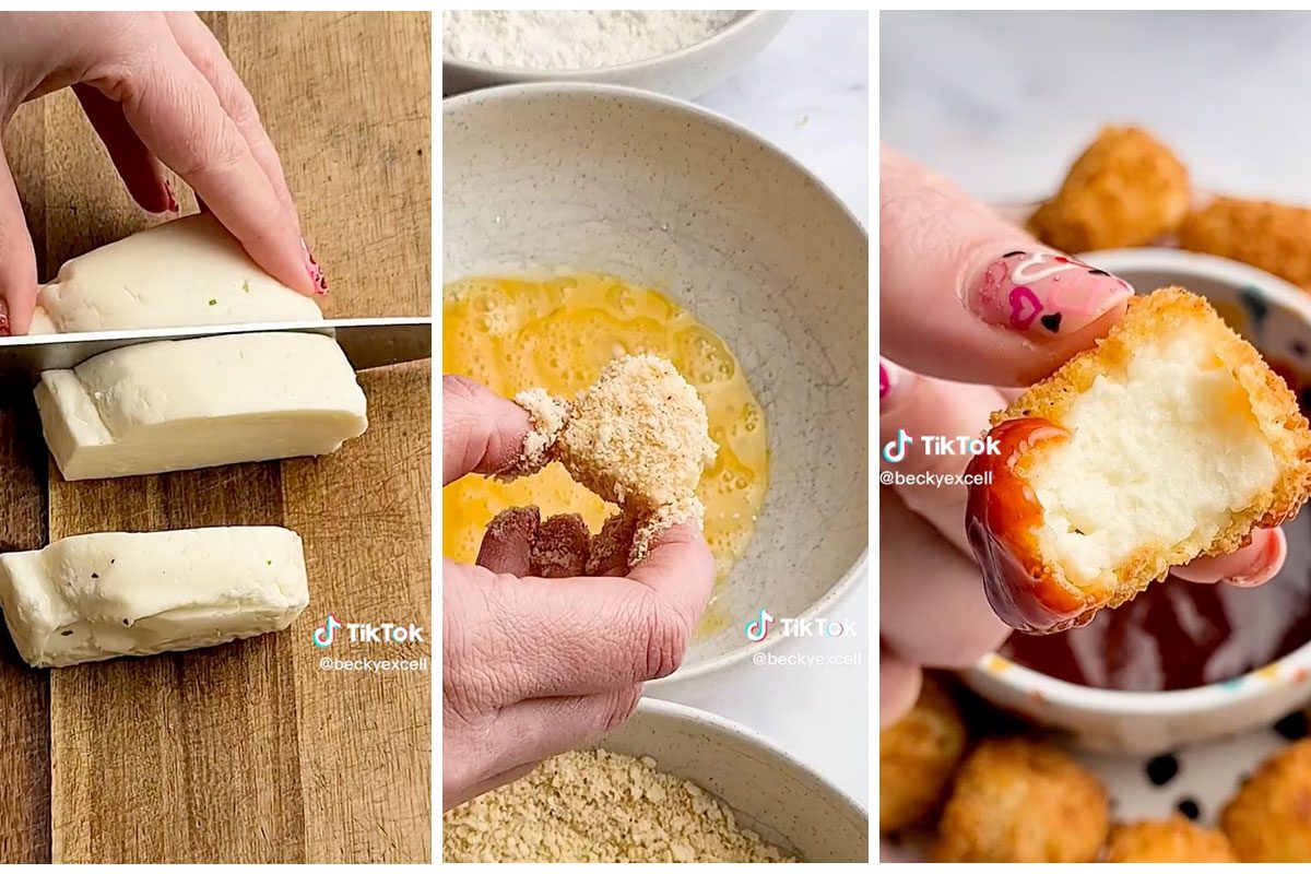 Viral Halloumi Cheese Popcorn Recipe Via @Beckyexcell TikTok