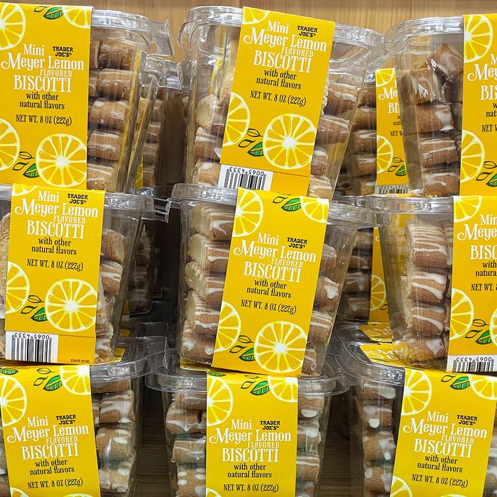 Mini Meyer Lemon Biscotti Trader Joe's Snacks Kristina Vänni For Taste Of Home