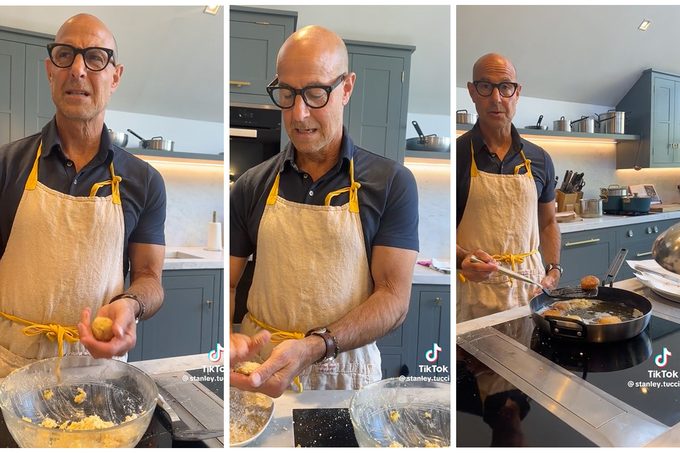 Stanley Tucci’s Risotto Cakes May Be Our Favorite Thing Ever
