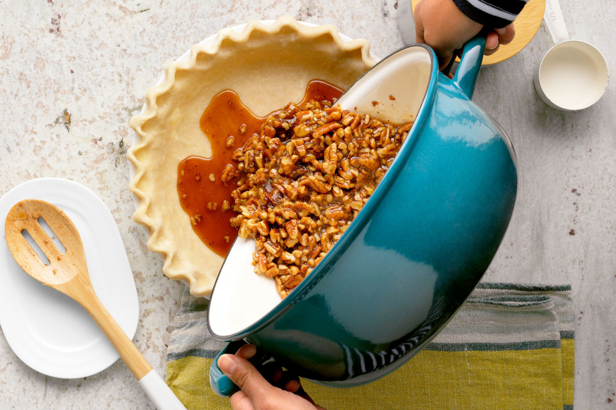 Pour the filling