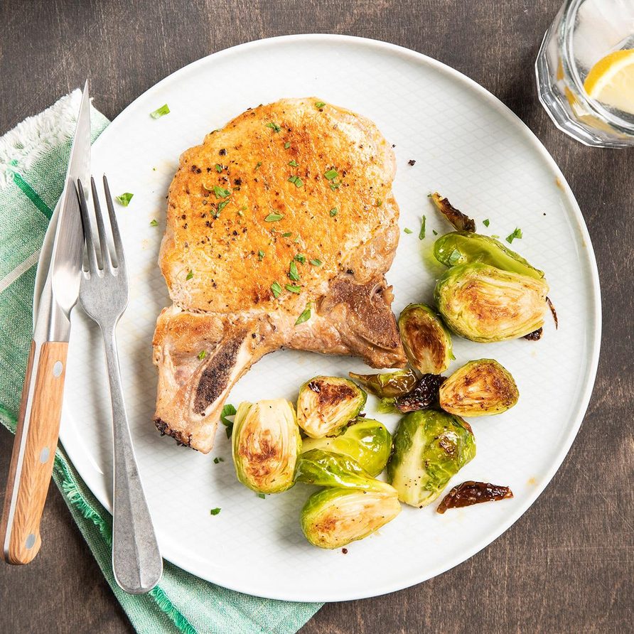 Oven-Baked Bone-In Pork Chops