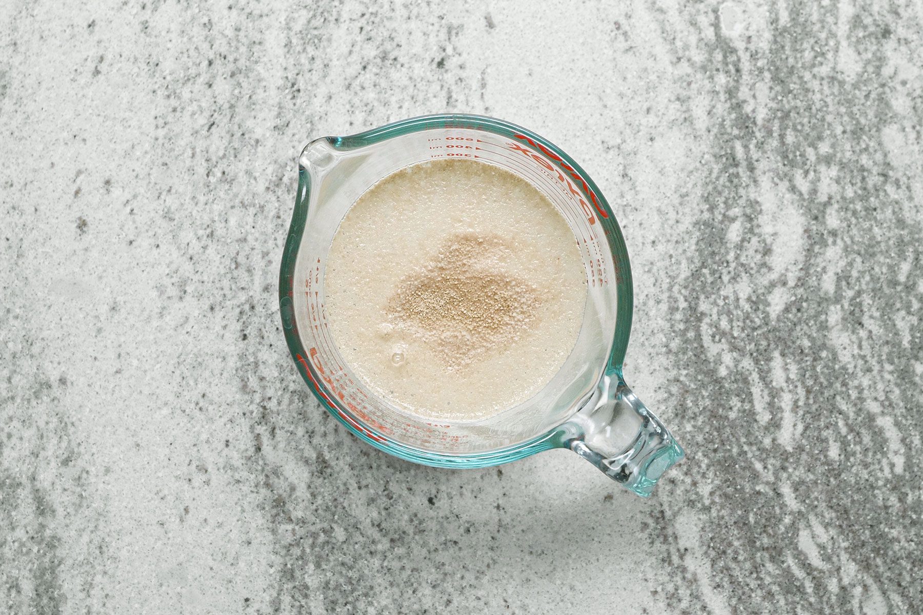 Proofing the yeast