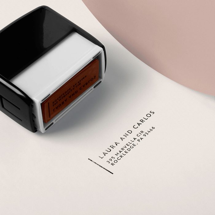 Personalized Address Stamp