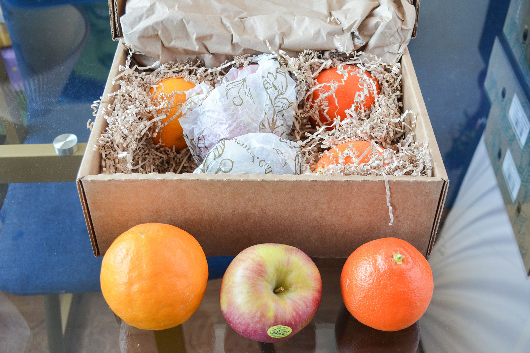 Fruits on table