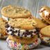 Chocolate Chip Cookie Ice Cream Sandwich