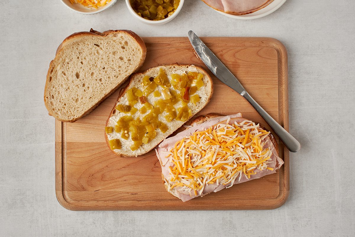 Assemble sandwiches