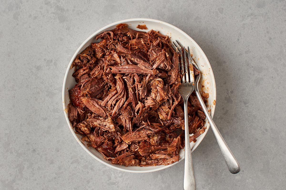Shred the beef