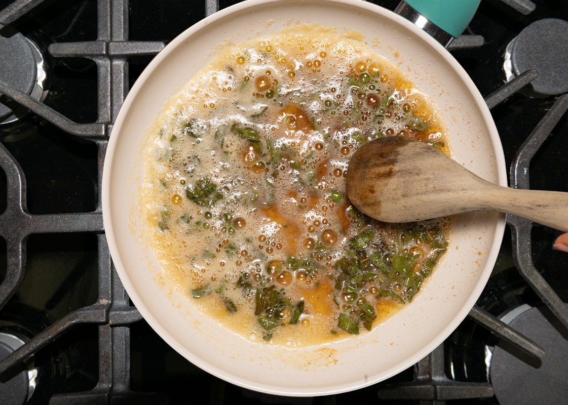 Ravioli Sauce Prep