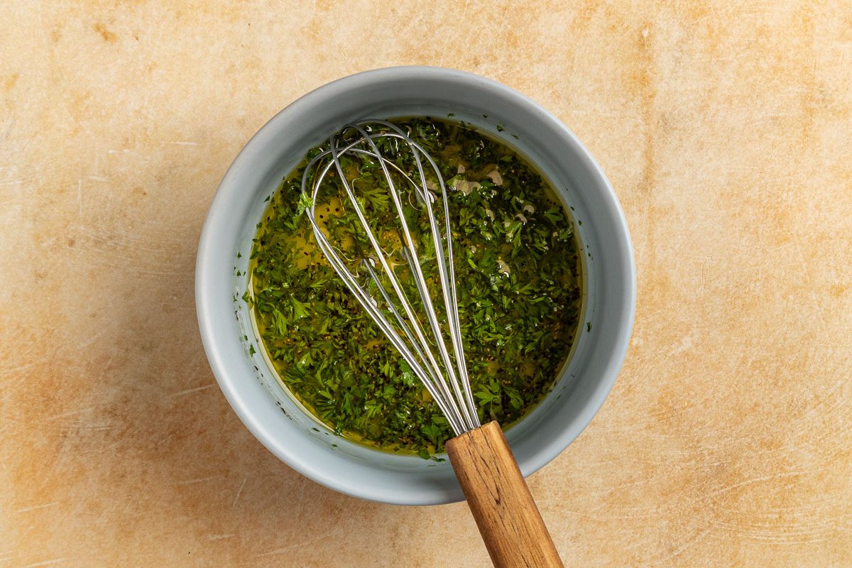 prepared dressing.