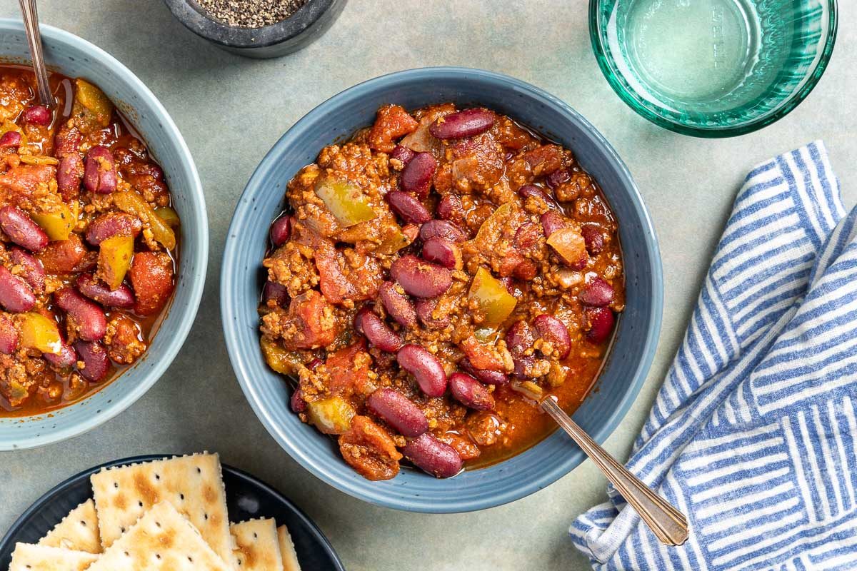Taste of Home Chili with Cocoa Powder photo of the finished recipe. 