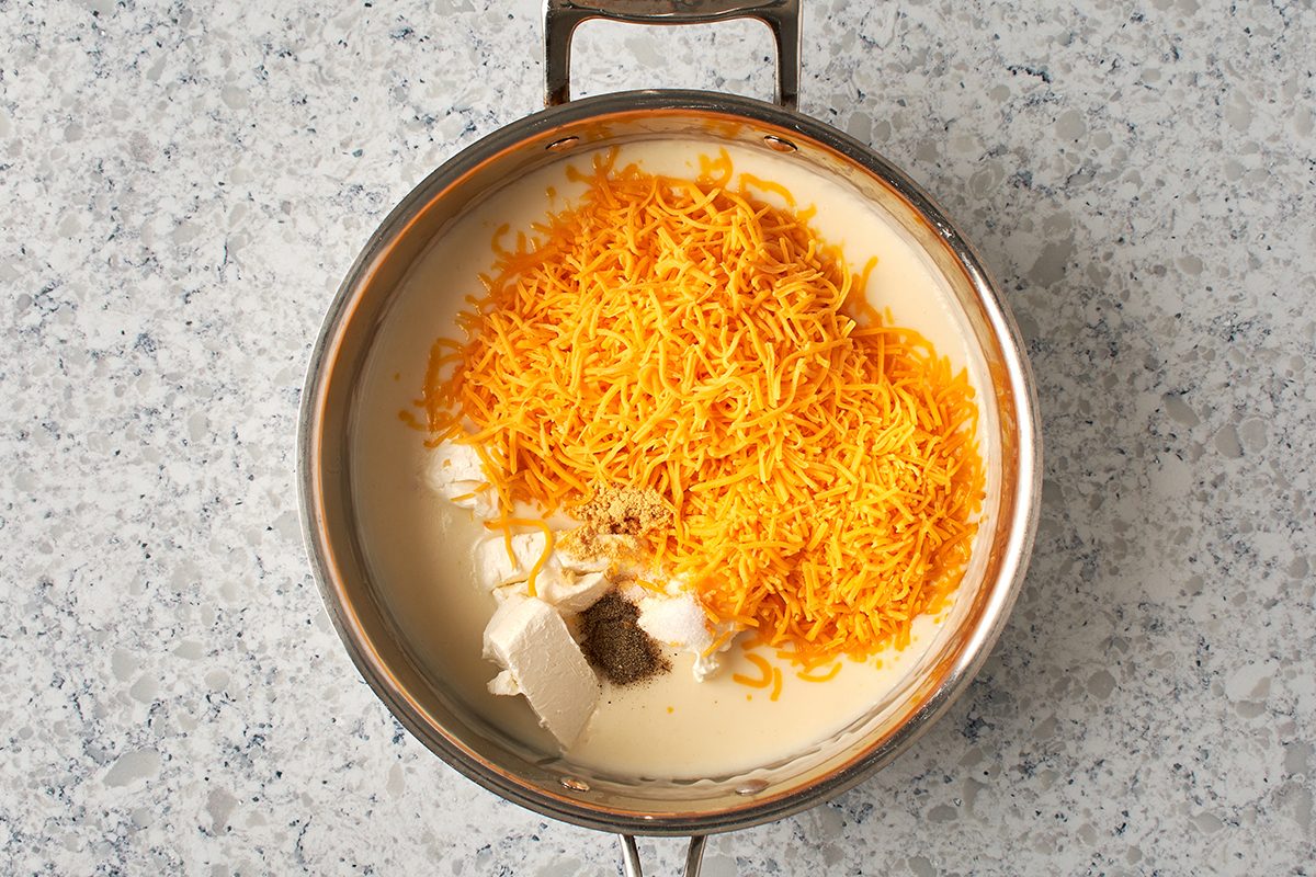 Make cheese sauce