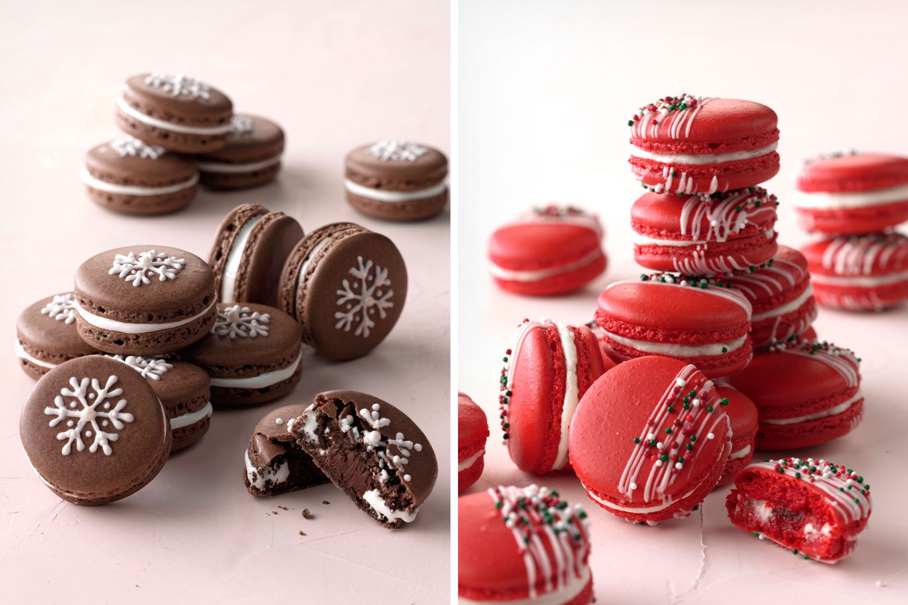 Christmas Macarons