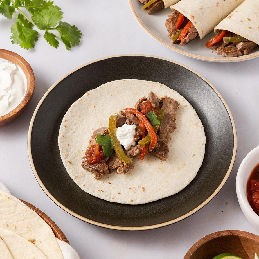 Slow-Cooker Steak Fajitas