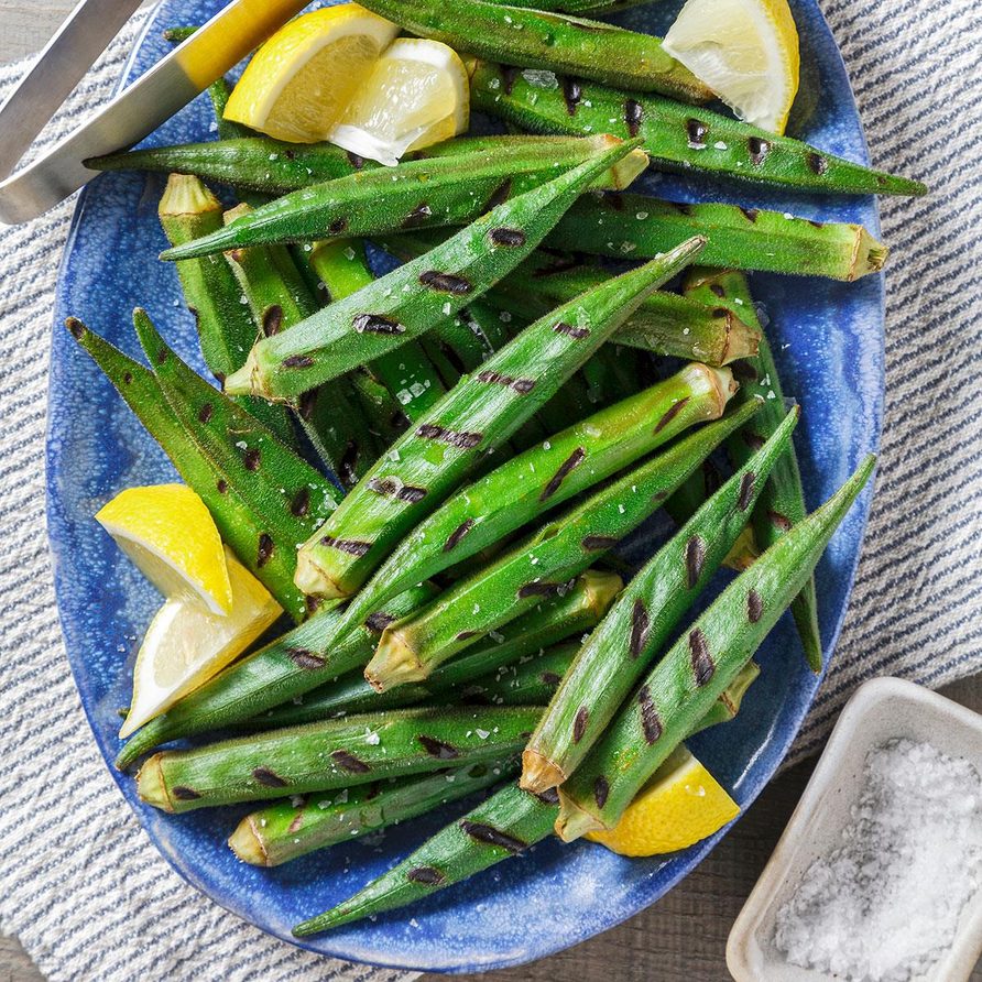 Grilled Okra