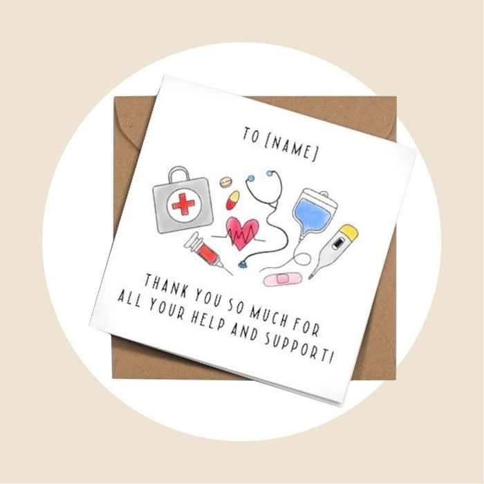 Personalized Nurse Card Via Etsy.com 
