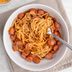 Chili Spaghetti with Hot Dogs