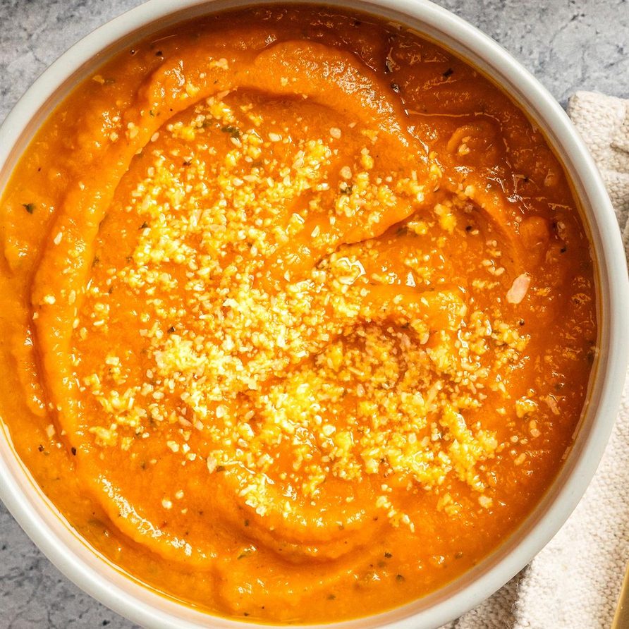 Easy Roasted Vegetable Soup