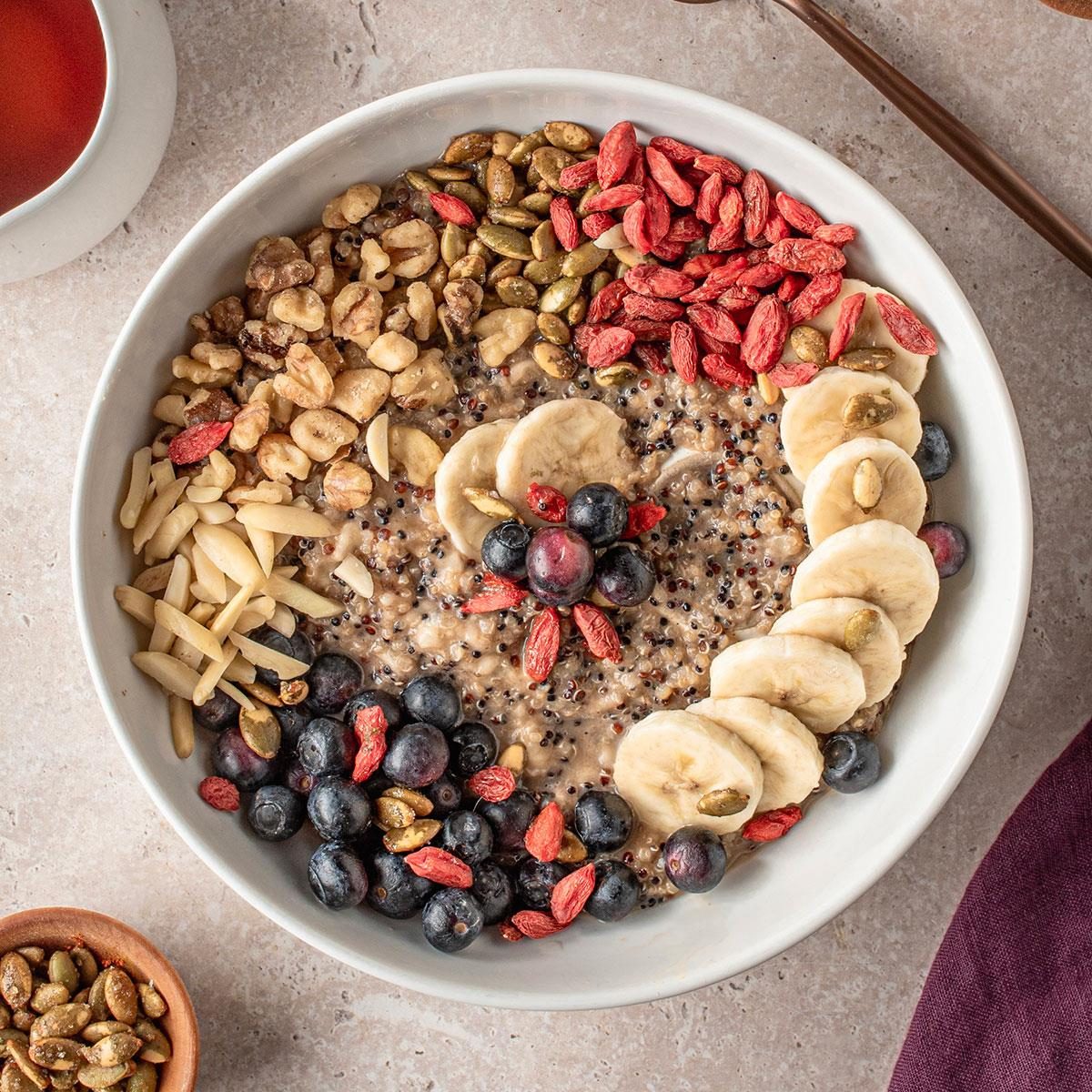 Loaded Quinoa Breakfast Bowl Exps Tohd24 190303 Melissapatterson 10