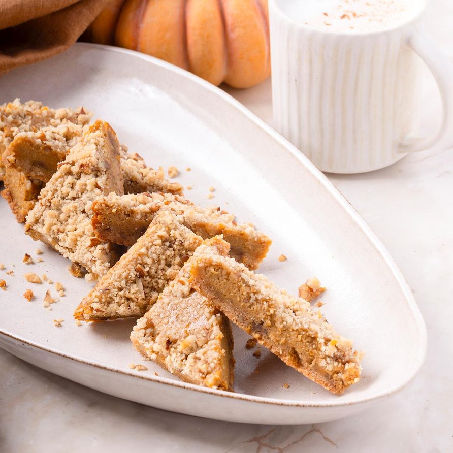Pumpkin Cheesecake Bars