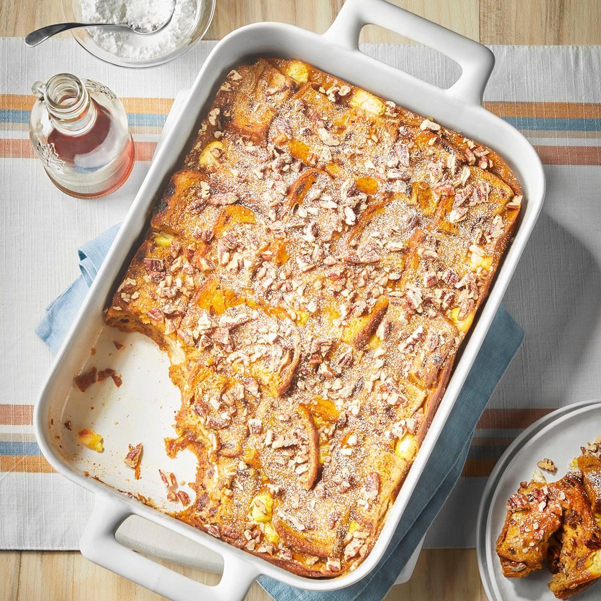 Pumpkin French Toast Casserole Exps Tohx25 183299 Md P2 12 11 6b