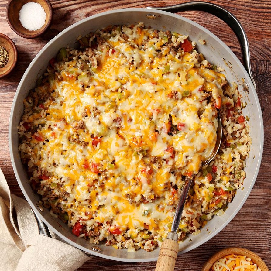 Beef and Rice Skillet