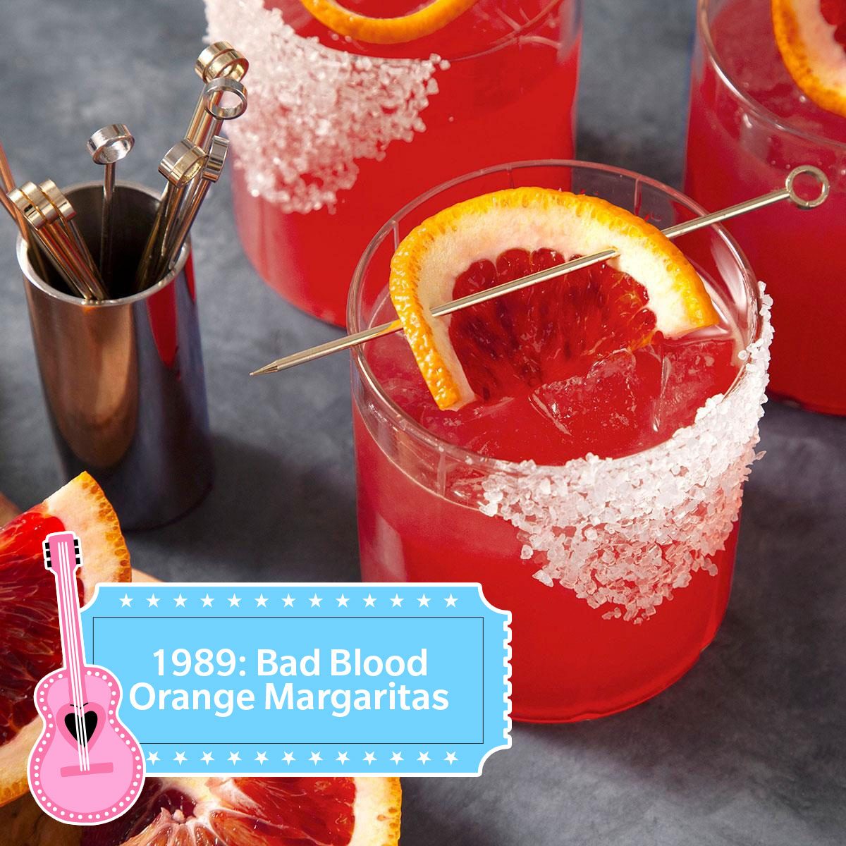 11 Ideas For A Super Bowl Party Taylors Version 1989  Bad Blood Orange Margaritas
