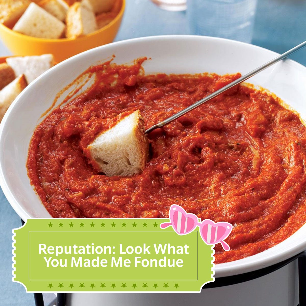 11 Ideas For A Super Bowl Party Taylors Version Reputation  Look What You Made Me Fondue