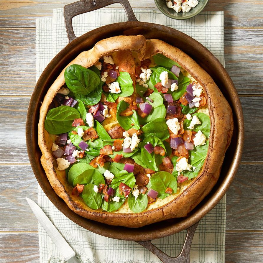 Bacon and Feta Dutch Baby