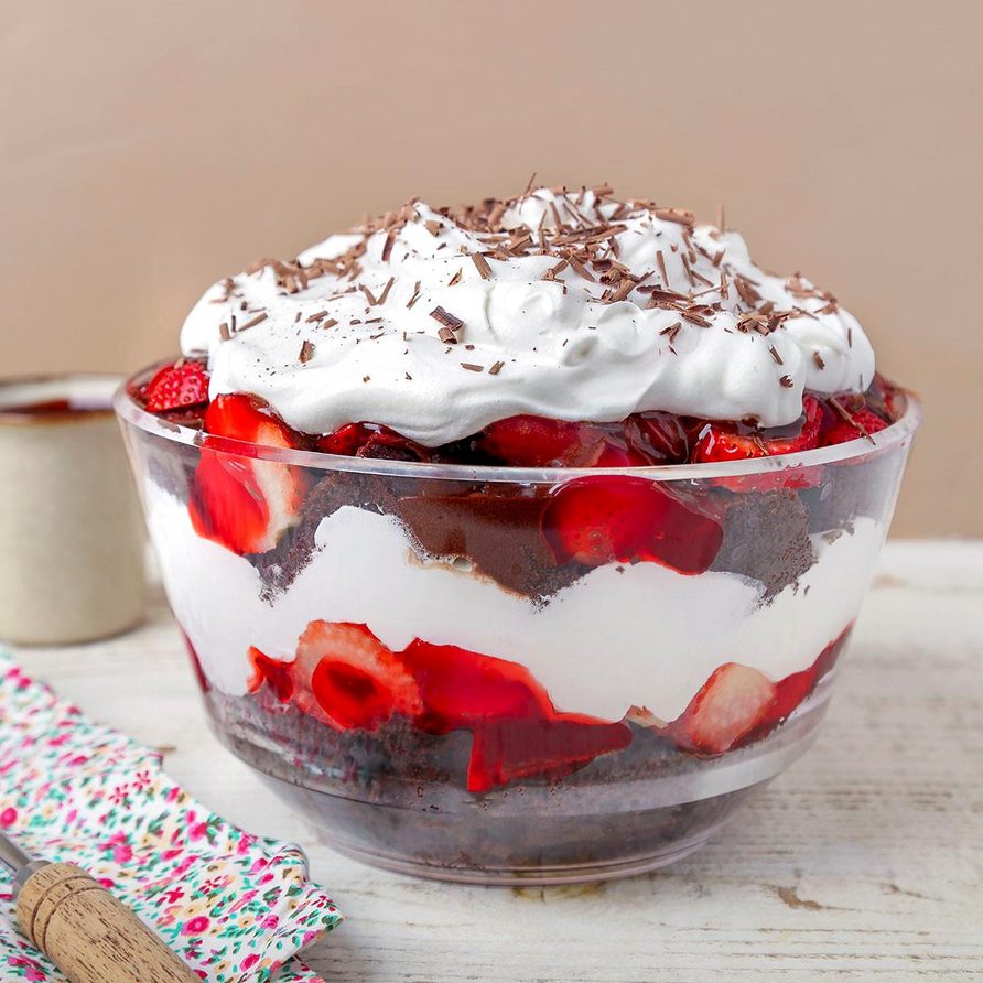Strawberry Chocolate Trifle