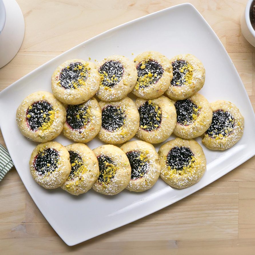Huckleberry Jam Thumbprints