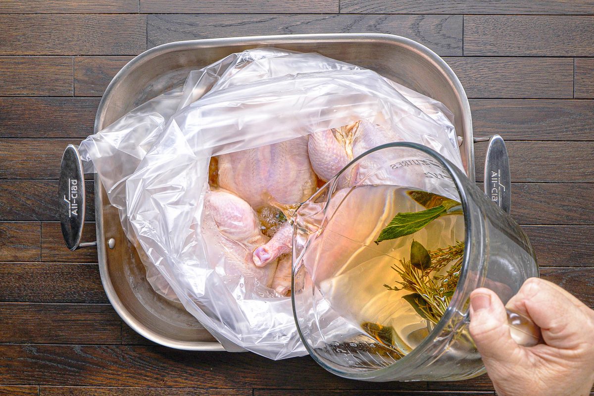 brining the hens
