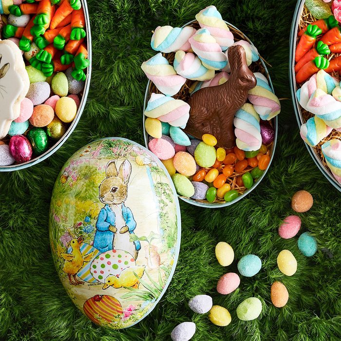 Peter Rabbit Easter Mache Egg