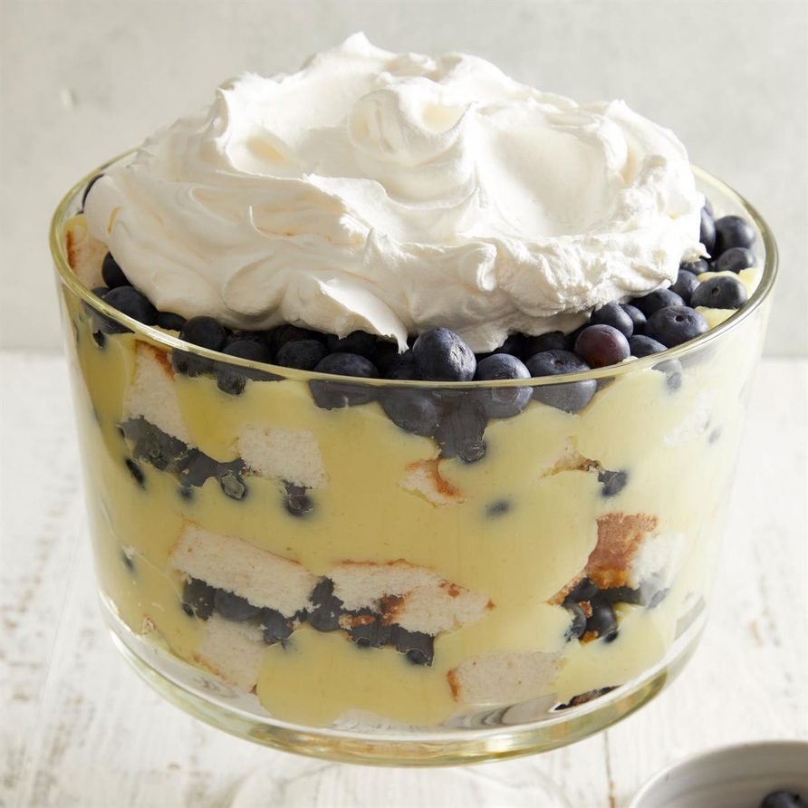 Blueberry Lemon Trifle