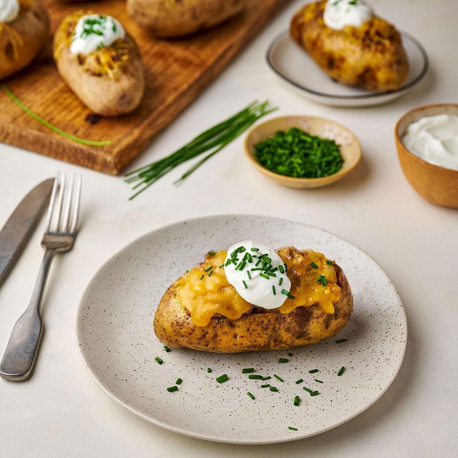 Beef Stuffed Potatoes