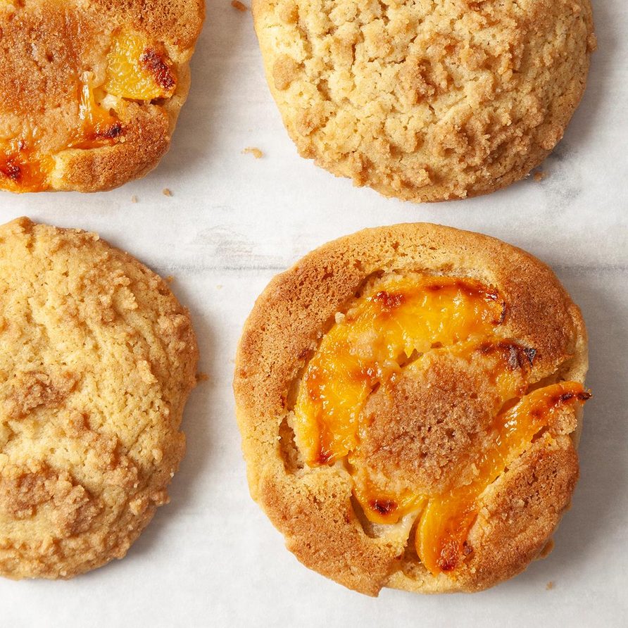 Peach Upside-Down Cookies